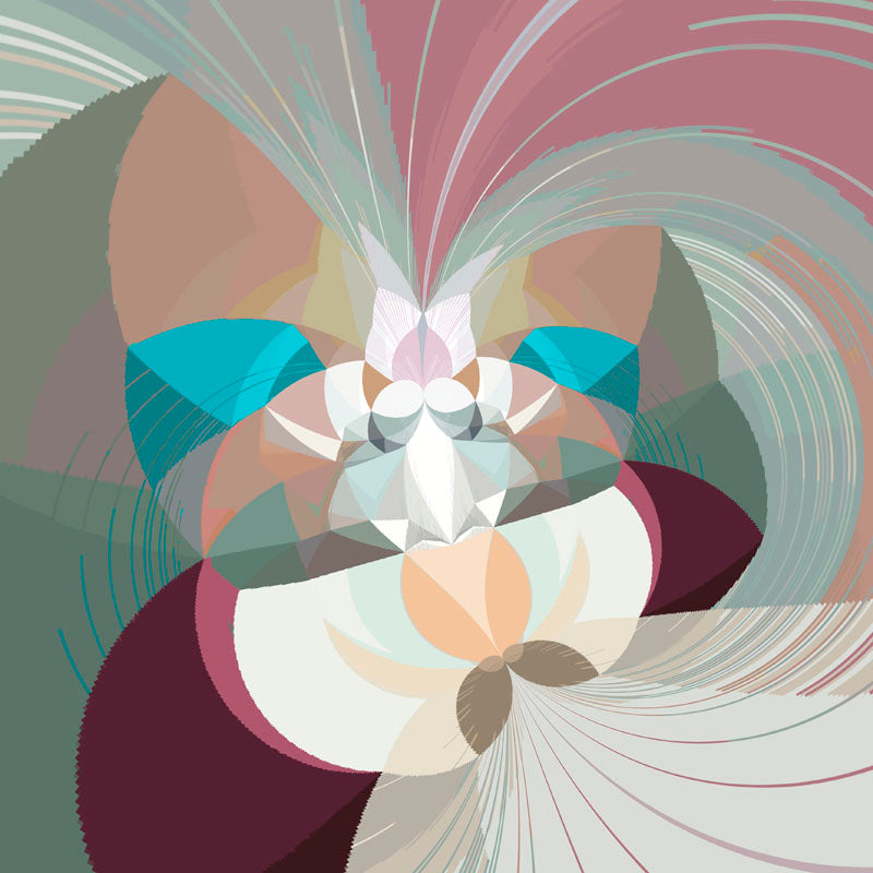 RETRO - PASTELS- NR K24- Unika Kuddfodral - Design By Helena Mernissi