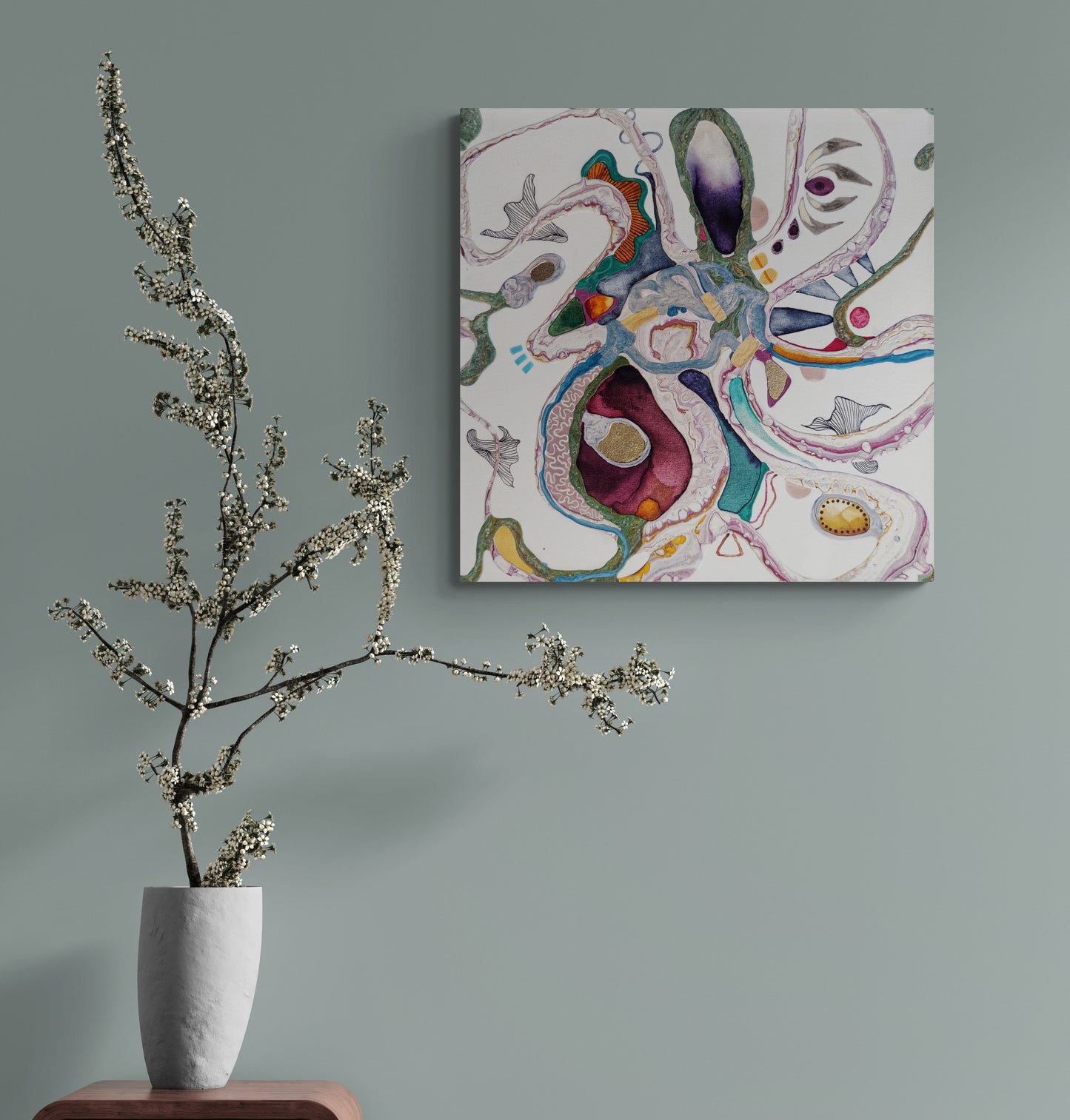 YUNA 40x40x4cm