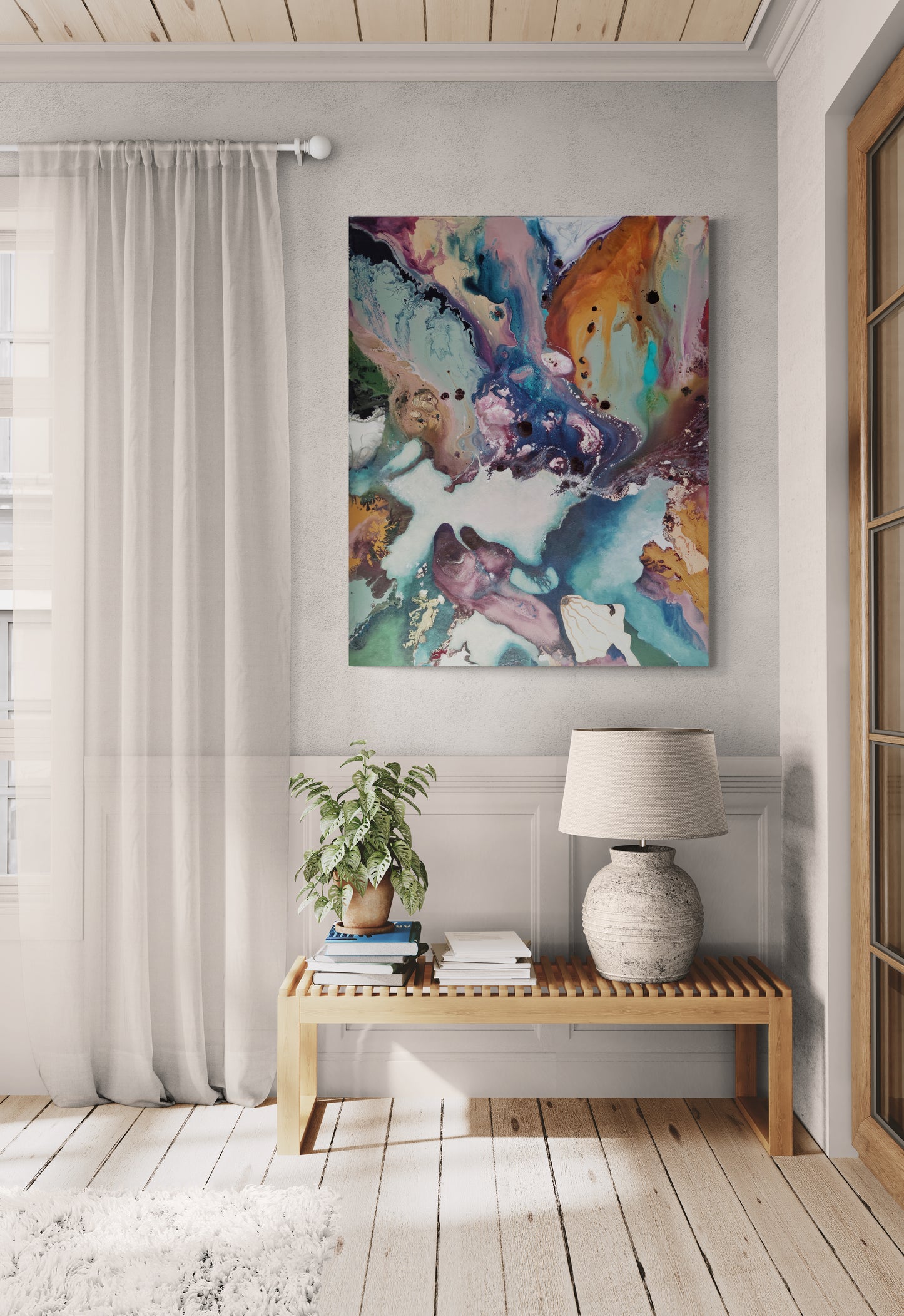 OLENNA 80X100 cm -djup 4 cm