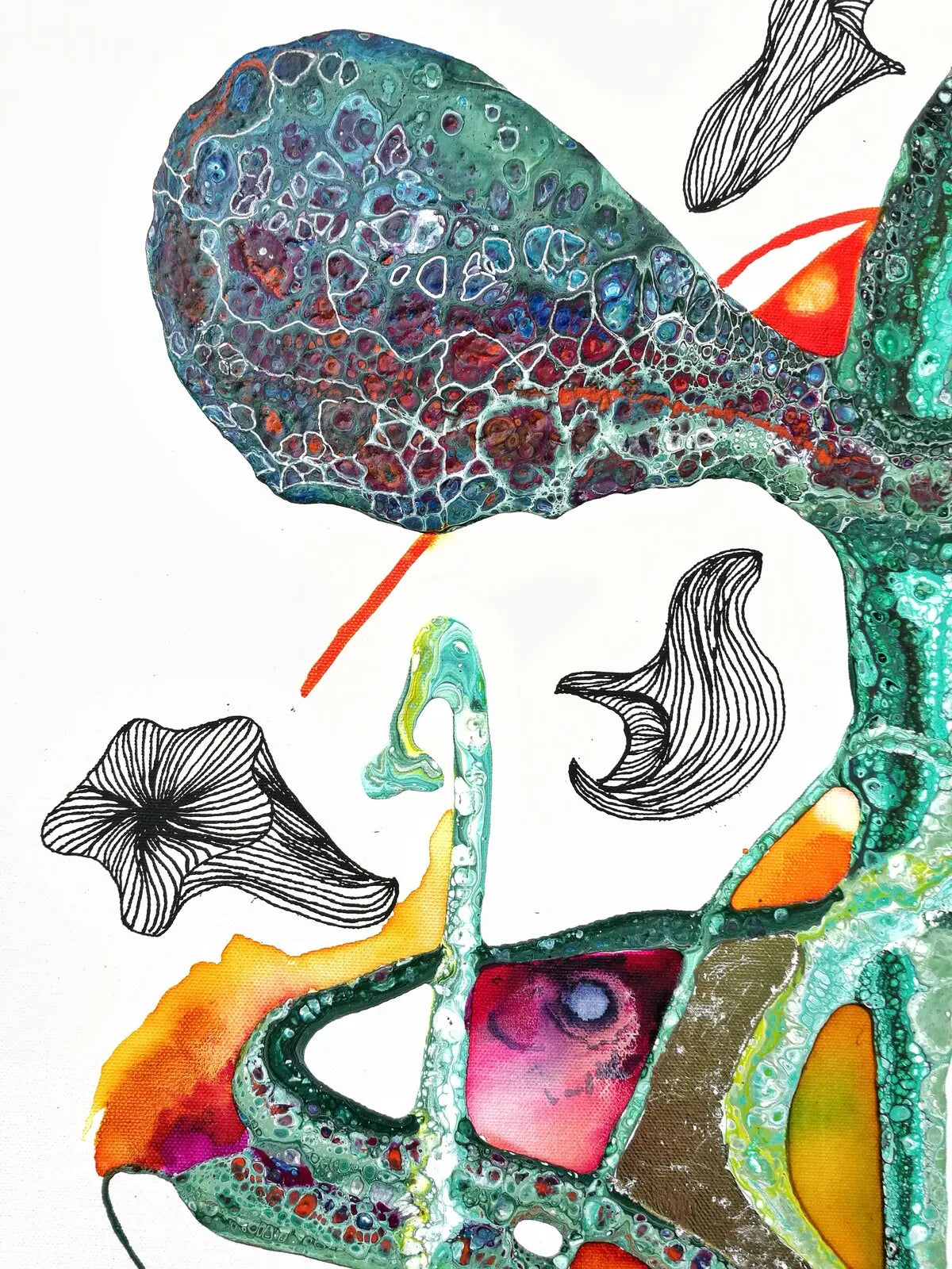 LAVA OF THE SEA 60x80cm djup 4cm