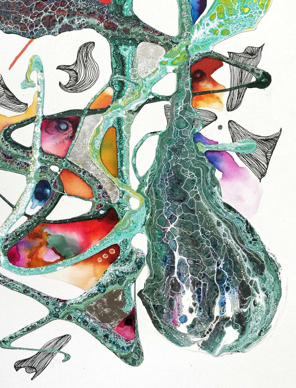 LAVA OF THE SEA 60x80cm djup 4cm