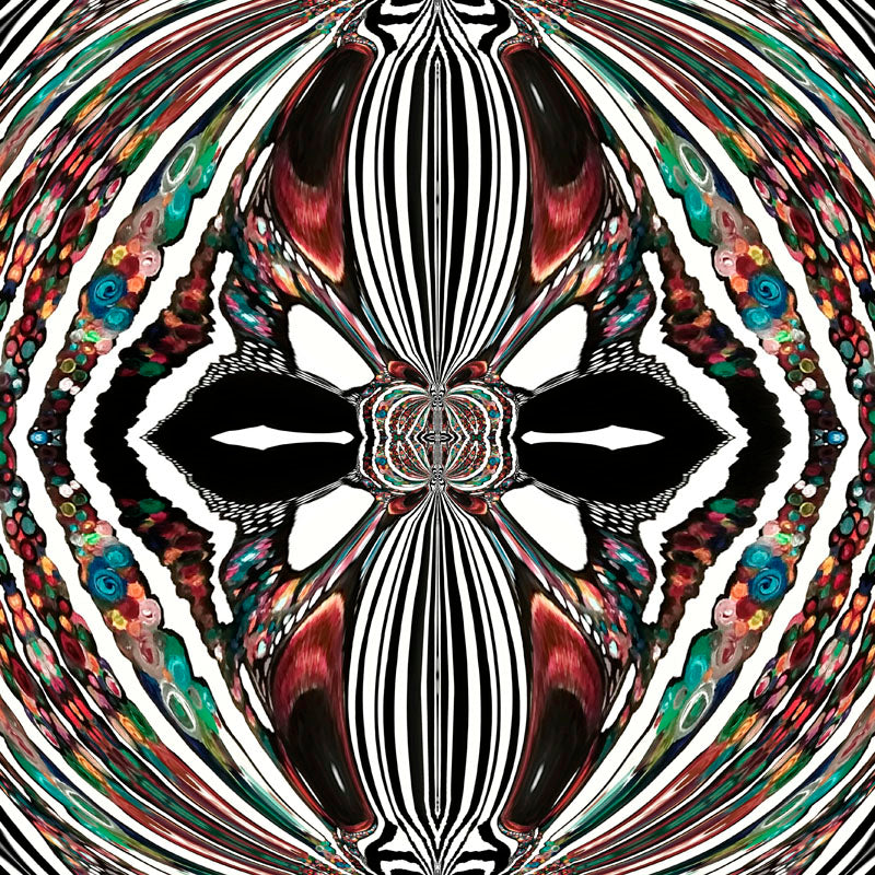 ZEBRA STYLE NR K188 -Unika Kuddfodral i sammet - Design By Helena Mernissi