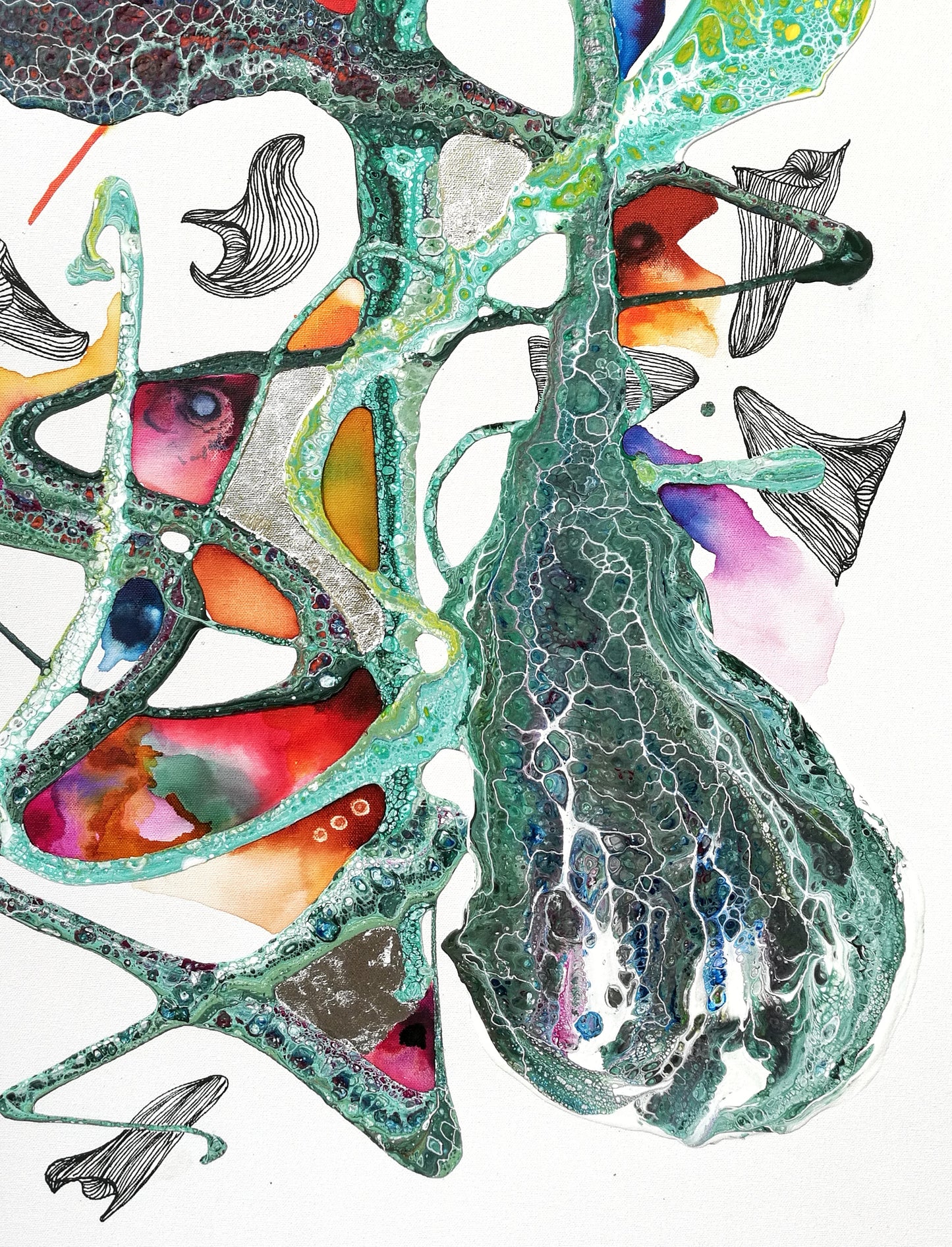 LAVA OF THE SEA 60x80cm djup 4cm