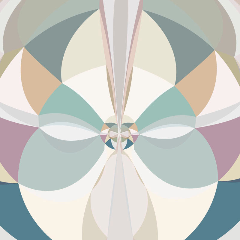 RETRO PASTELS - NR K150 Unika Kuddfodral  - Design By Helena Mernissi