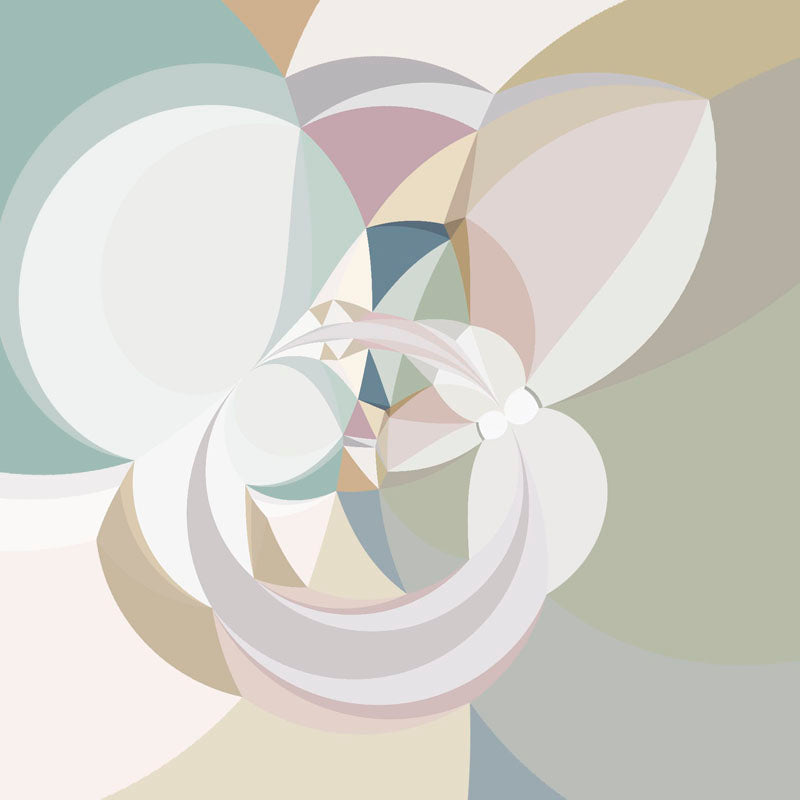 RETRO PASTELS- NR K192-Unika Kuddfodral- Design By Helena Mernissi