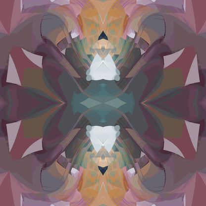 RETRO-PASTELS- NO K11 - Unique velvet cushion covers - Design By Helena Mernissi