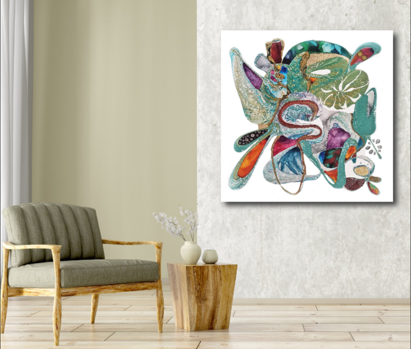 TIVOLI LAGOON  100x100x4cm