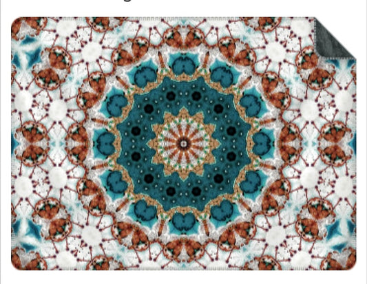 Stor sammetslen Filt - Design By Helena Mernissi