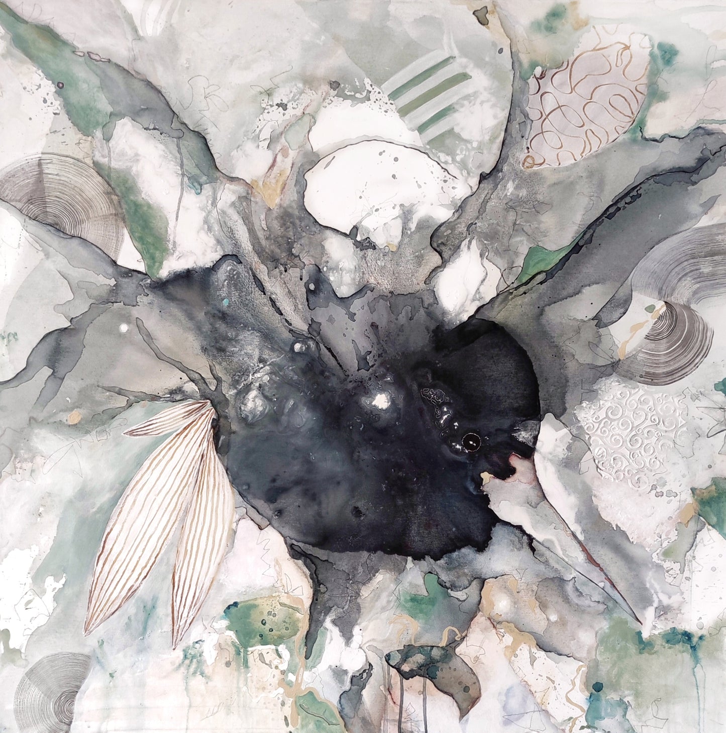 AERIAL 100x100 cm-djup 4 cm