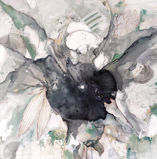 AERIAL 100x100 cm-djup 4 cm