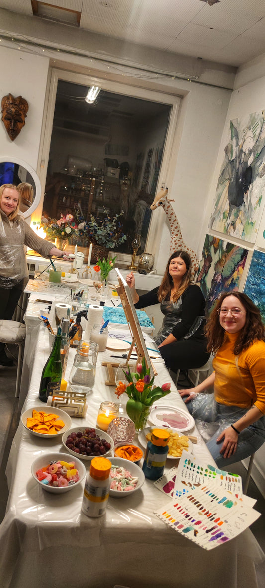 Skapa och skåla – kreativa kvällar i min ateljé 43