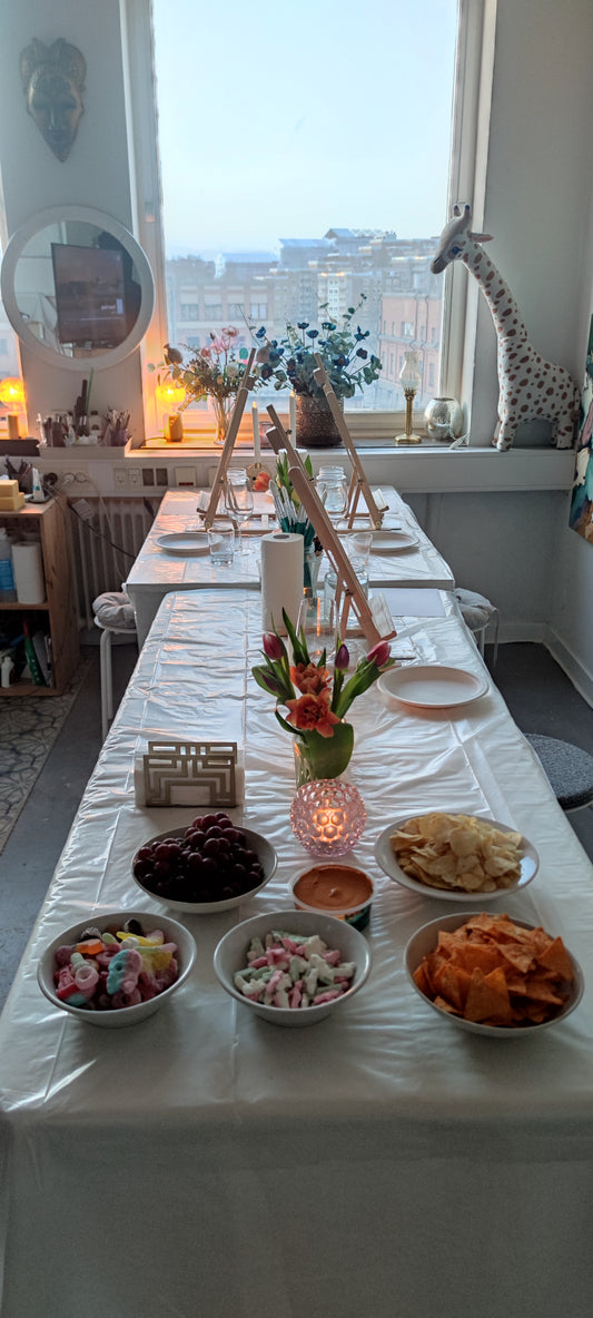 Skapa och skåla – kreativa kvällar i min ateljé 36