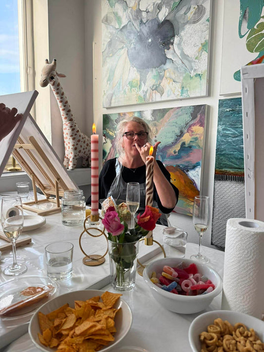 Skapa och skåla – kreativa kvällar i min ateljé 34