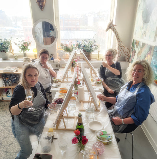 Skapa och skåla – kreativa kvällar i min ateljé 45
