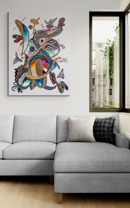 FUNKY REEF 60 X 80 cm djup 4 cm