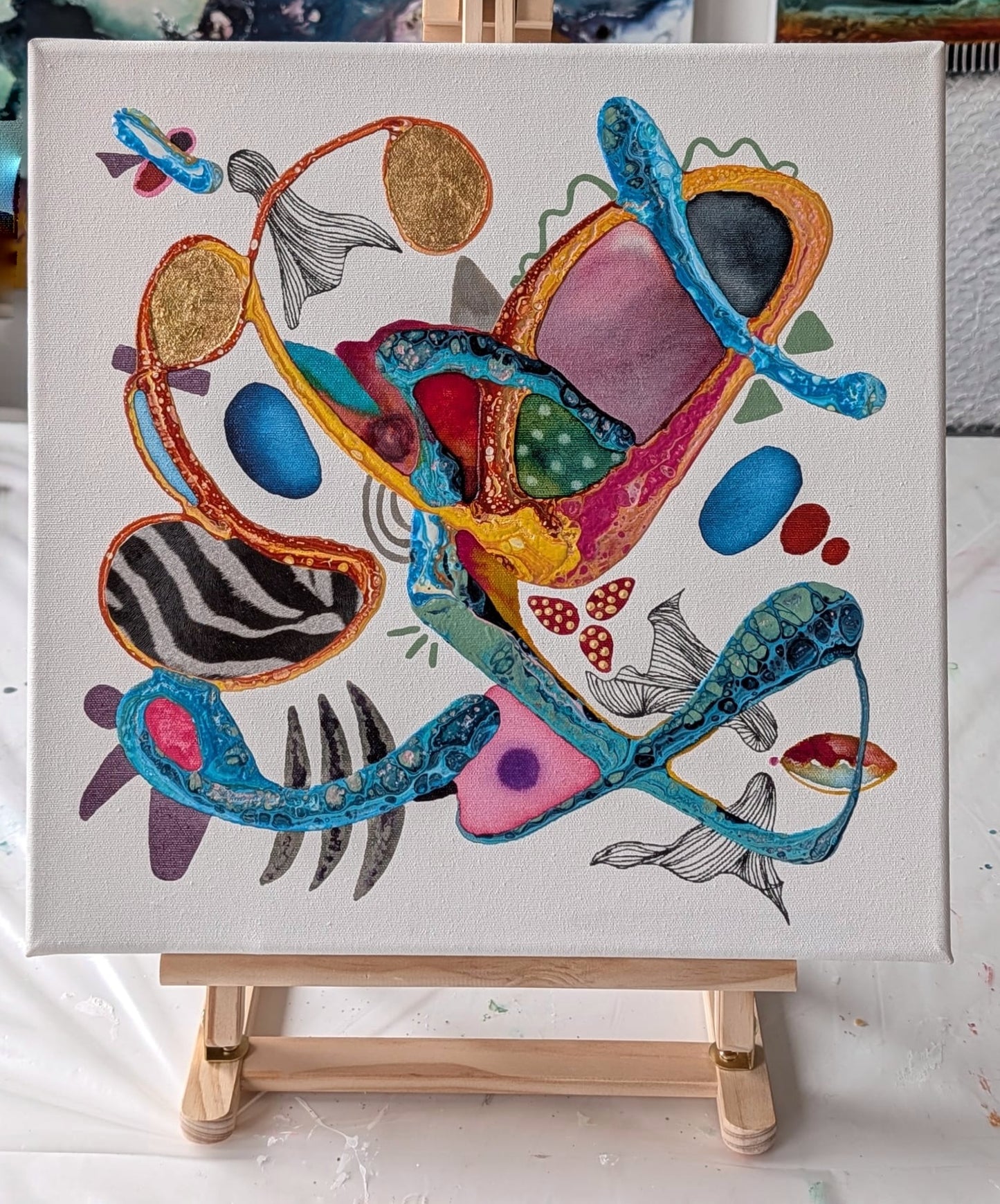 PONDS OF COLOR 40x40 cm djup 4 cm