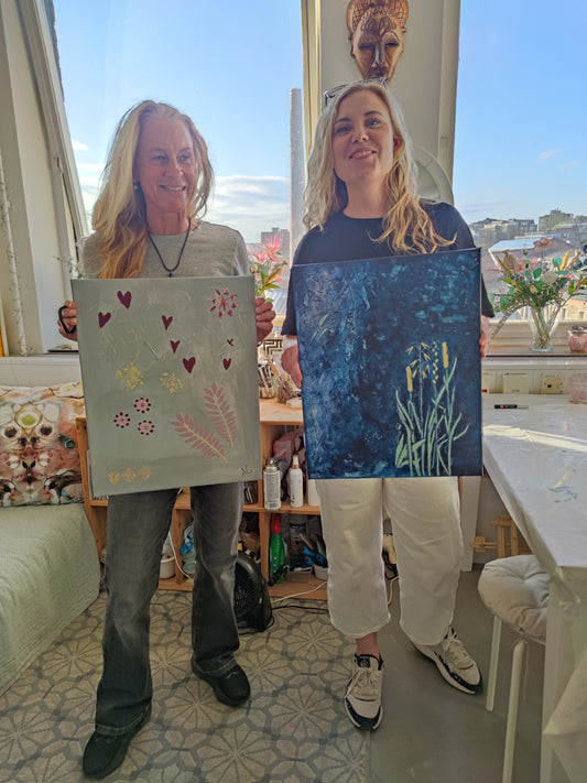 Skapa och skåla – kreativa kvällar i min ateljé 56