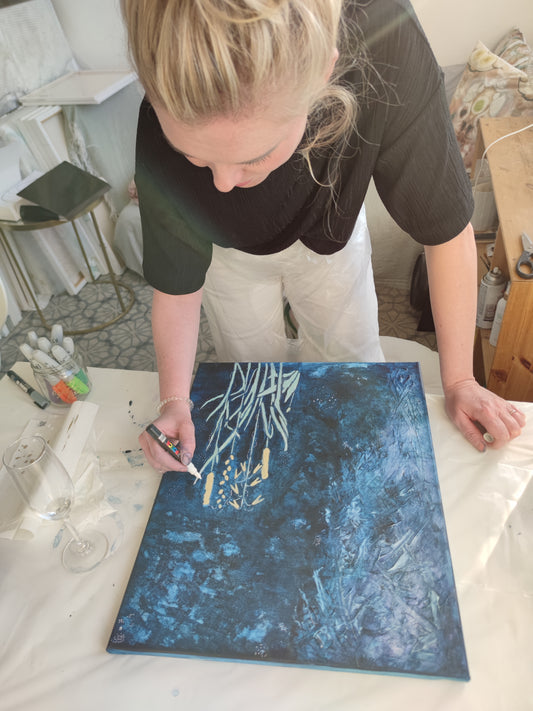 Skapa och skåla – kreativa kvällar i min ateljé 57