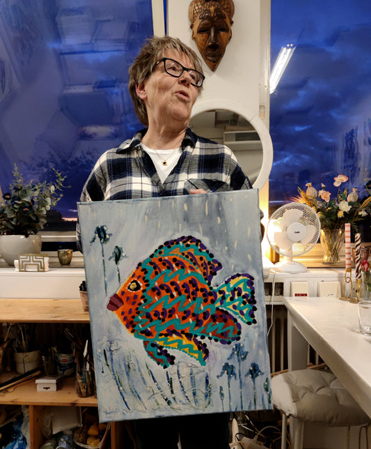 Skapa och skåla – kreativa kvällar i min ateljé 14
