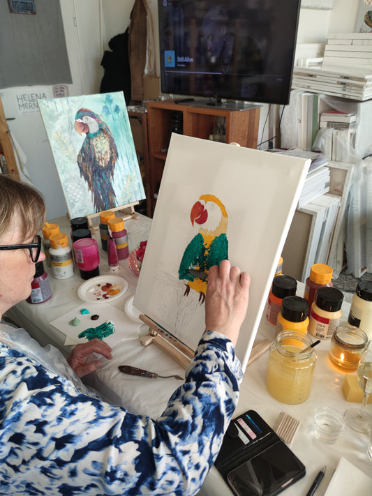 Skapa och skåla – kreativa kvällar i min ateljé 17
