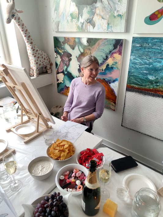 Skapa och skåla – kreativa kvällar i min ateljé 20
