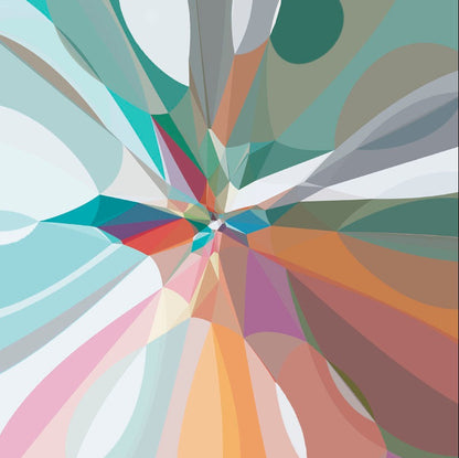 RETRO -COLORFUL- Unika Kuddfodral - Design By Helena Mernissi -NR K 32