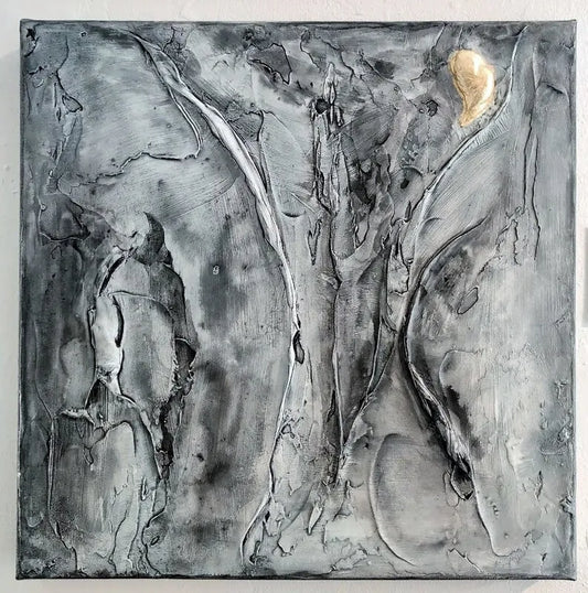 On his way in the shadows