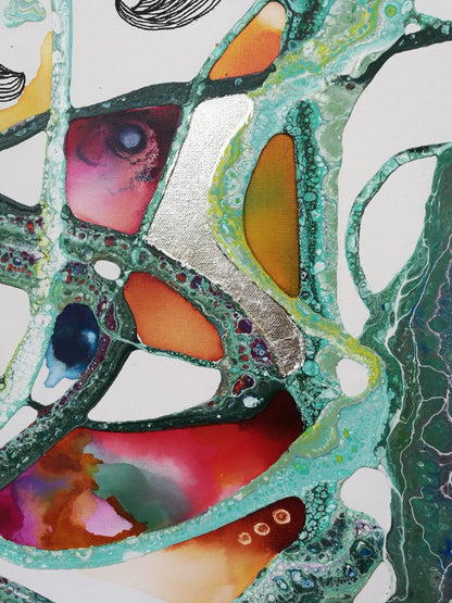 LAVA OF THE SEA  60x80cm djup 4cm