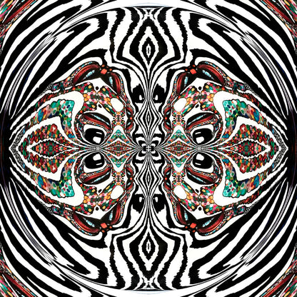 Stor Sammetslen Filt -NR 31 - Design By Helena Mernissi