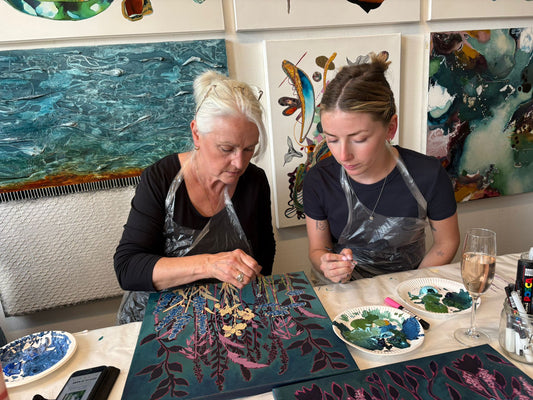 Skapa och skåla – kreativa kvällar i min ateljé 7