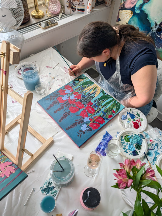 Skapa och skåla – kreativa kvällar i min ateljé 4